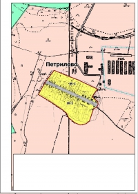 Карта градостроительного зонирования Петрилово